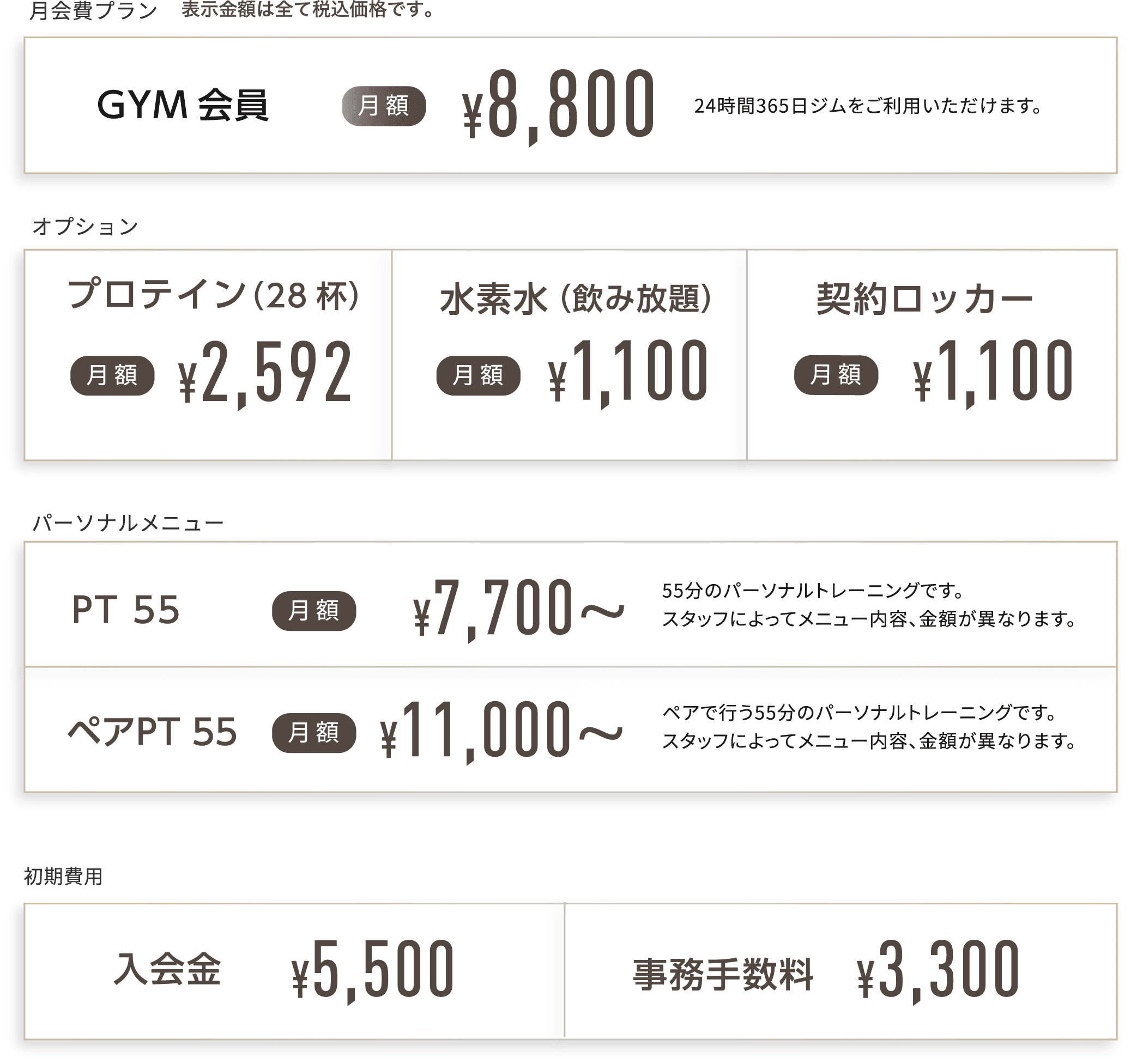 料金プラン